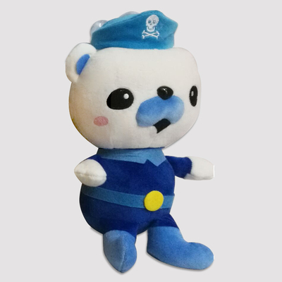 廠家直銷海底小縱隊(duì)批發(fā)毛絨玩具抓機(jī)巴克隊(duì)長(zhǎng)海盜呱唧皮索醫(yī)公仔