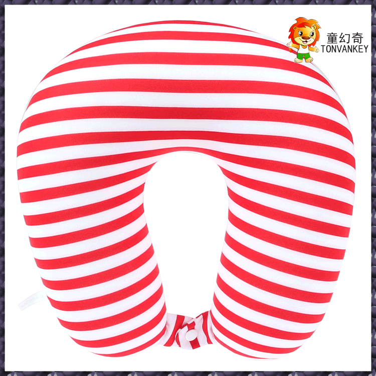 舒适护颈枕头现货批发 车用家居午休靠枕 时尚环保泡沫粒子U型枕